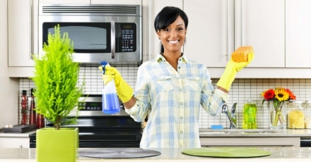 Cómo limpiar los muebles de cocina